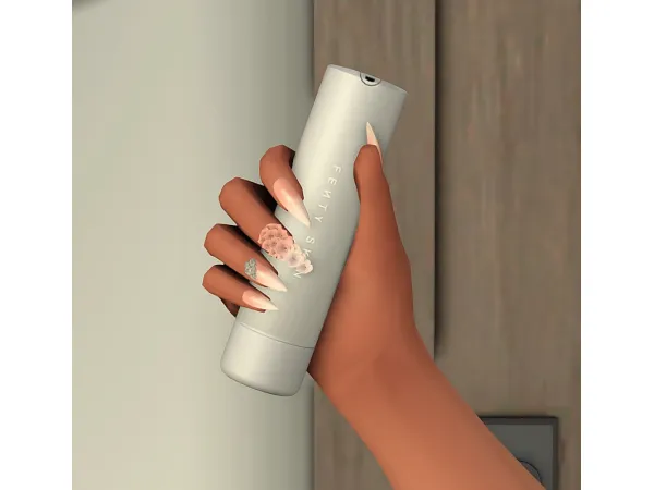 Alpha Fenty Skin Accessories Collab w katverse by simsfinds - The Sims 4 Custom Content