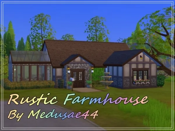 Alpha medusae44's Rustic Farmhouse - The Sims 4 Custom Content