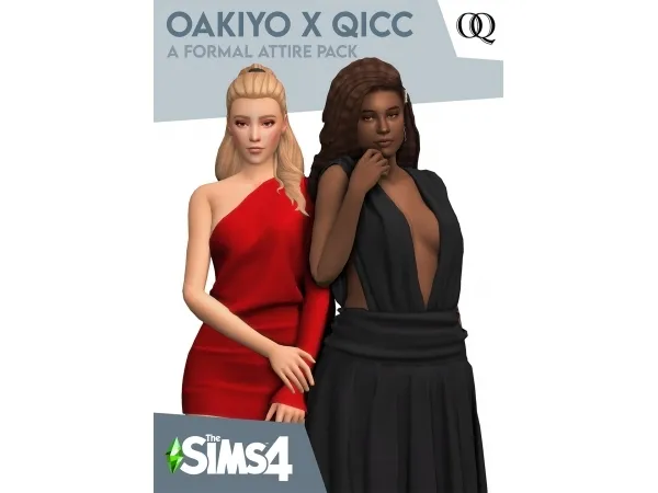 Maxis Match Oakiyo x QICC A Formal Attire Pack qicc part by itsqicc - The Sims 4 Custom Content