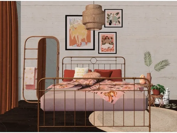 Varm Bedroom by simsfinds - The Sims 2 Custom Content