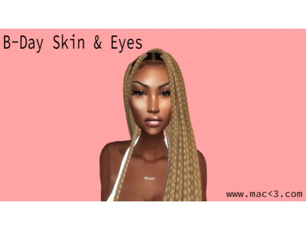 Alpha B Day Skin Eyes - The Sims 4 Custom Content