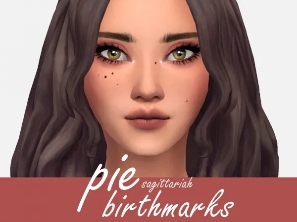 Maxis Match Sagittariah's Pie Birthmarks - The Sims 4 Custom Content