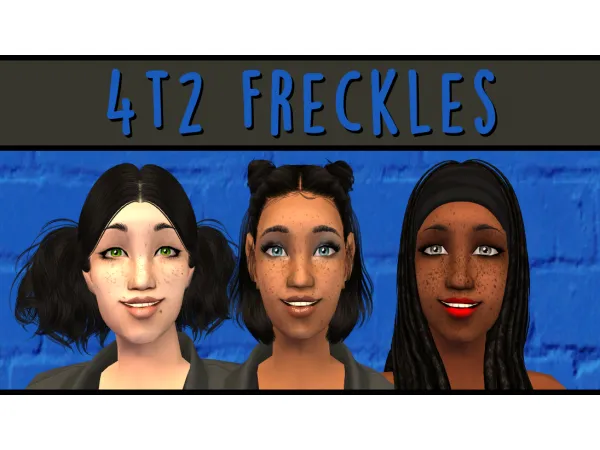 6 freckles by SavageSimBaby - The Sims 2 Custom Content