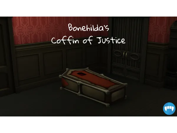 Maxis Match Bonehilda's Coffin of Justice (A Usable Coffin) by CommodoreLezmo - The Sims 4 Custom Content