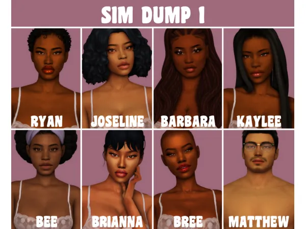 Maxis Match sim dump 1 land by hi - The Sims 4 Custom Content