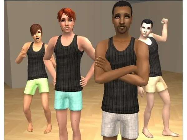 Loungin' Dudes Undies for YA and Adult male by joninmobile - The Sims 2 Custom Content