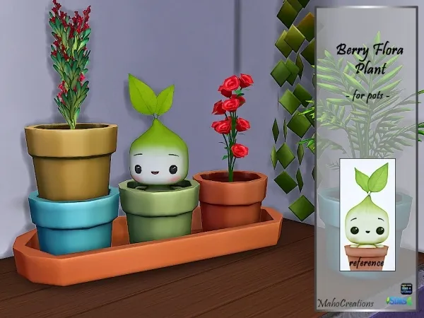 Maxis Match Berry Flora Plant - The Sims 4 Custom Content