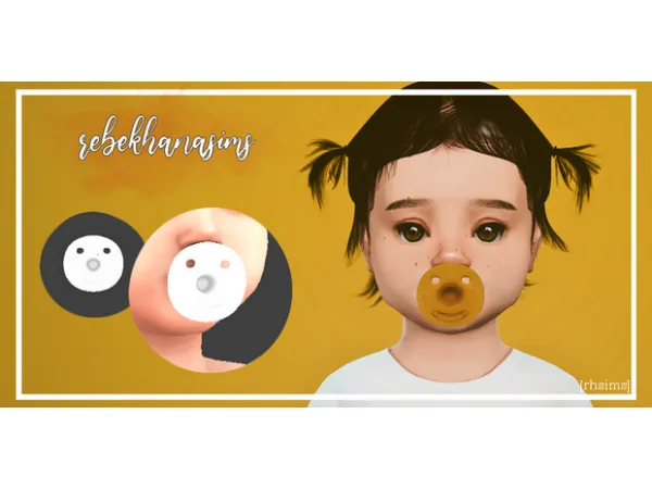 Mix [rhsims] Newborn 0 3 months Soothie by Avent - The Sims 4 Custom Content