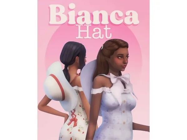 Maxis Match Bianca Hat by miikocc - The Sims 4 Custom Content