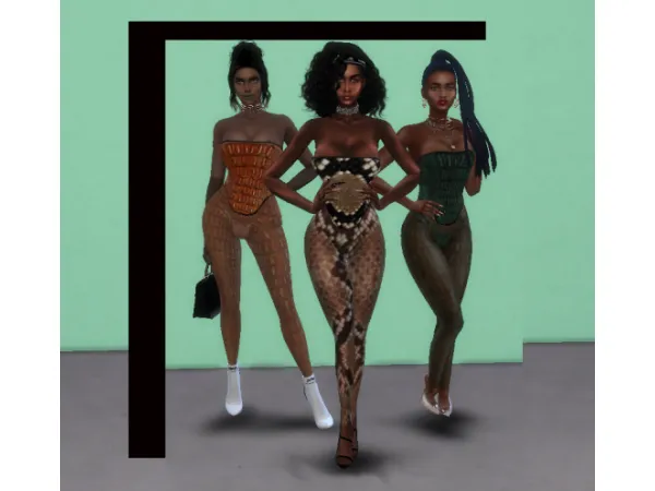 Alpha Reptile Collection - The Sims 4 Custom Content