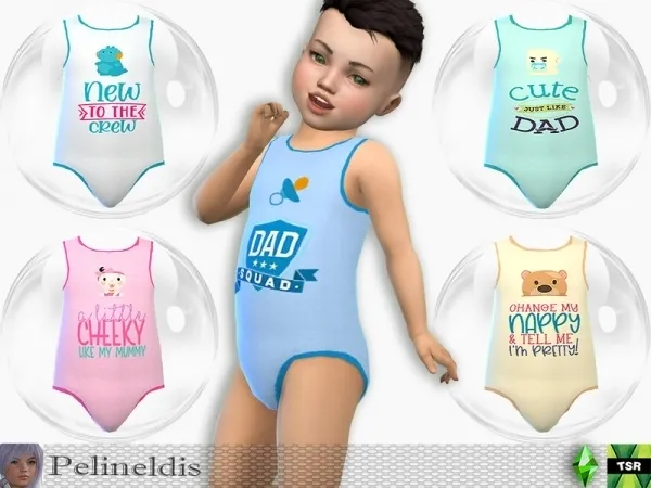 Maxis Match Pelineldis' Bodyvest Funny Quotes - The Sims 4 Custom Content