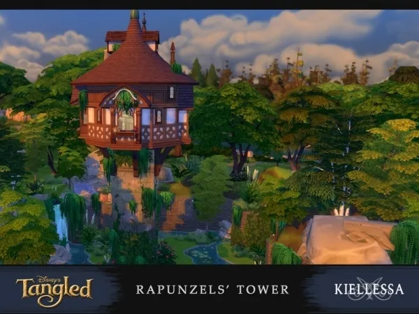 Maxis Match kiellessa's Rapunzel's Tower Lot No - The Sims 4 Custom Content