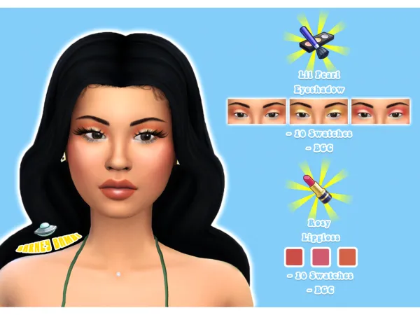 Maxis Match PEARL MAKEUP SET (SOUTH SIDE PT2) - The Sims 4 Custom Content