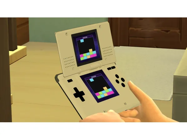 Alpha Usable Nintendo DS by LightningBolt - The Sims 4 Custom Content