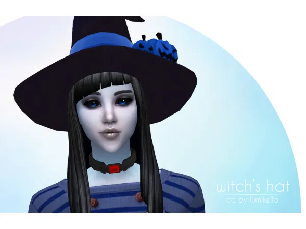 Maxis Match Witchs Hat with Pumpkins - The Sims 4 Custom Content