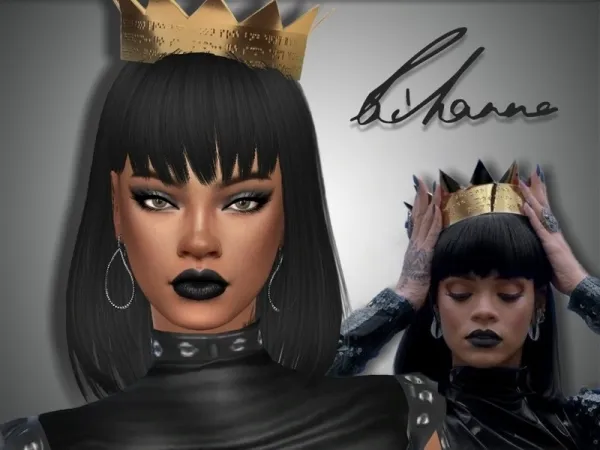 Alpha Jolea's Rihanna - The Sims 4 Custom Content