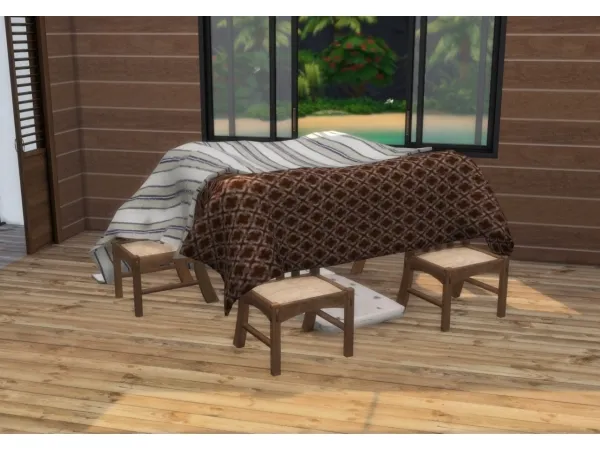 Alpha Blanket Fort Todler Bed sims by nordica - The Sims 4 Custom Content