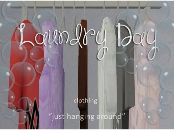 Laundry Day Part 3 The Clothes by mustluvcatz - The Sims 2 Custom Content