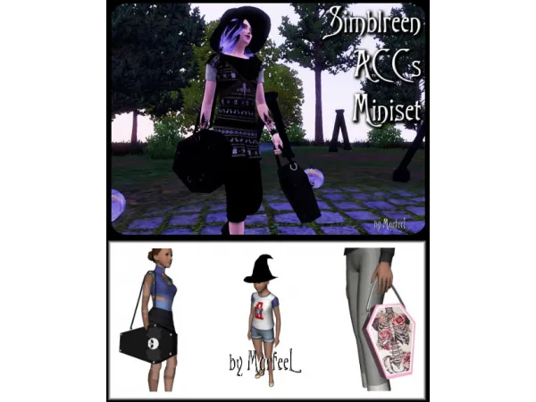 MurfeeL Simblreen ACCs Miniset - The Sims 3 Custom Content
