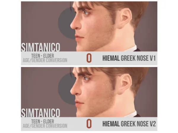 Hiemals Greek Nose sliders - The Sims 3 Custom Content