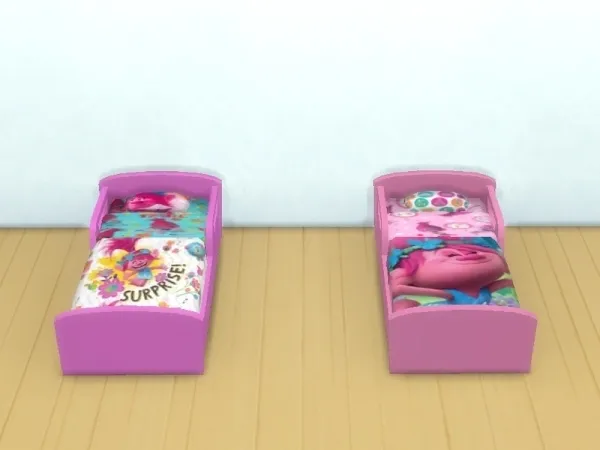 Alpha Arisha 214's Trolls beds for toddlers - The Sims 4 Custom Content
