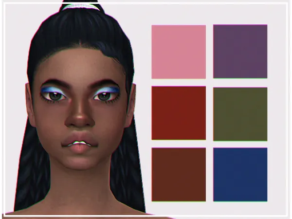 Alpha MEAN GIRL EYESHADOW - The Sims 4 Custom Content