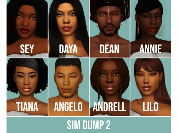 Maxis Match sim dump 2 land by simsfinds - The Sims 4 Custom Content