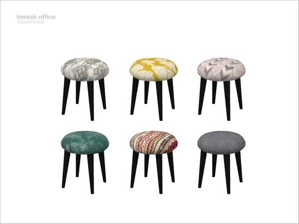 [Veresk office] desk chair - The Sims 4 Custom Content