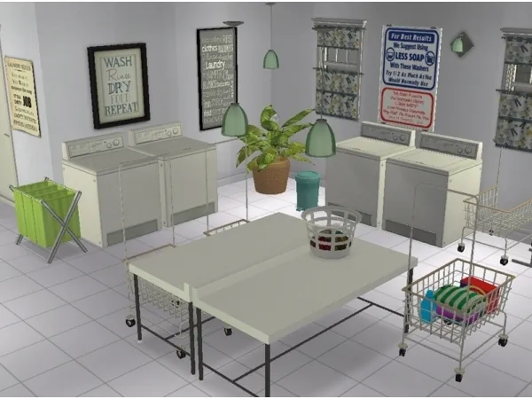 Laundry Day Part 1 Washer and Dryer by mustluvcatz - The Sims 2 Custom Content
