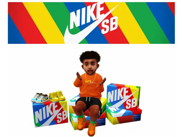 Nike Sb Collection for toddlers - The Sims 3 Custom Content