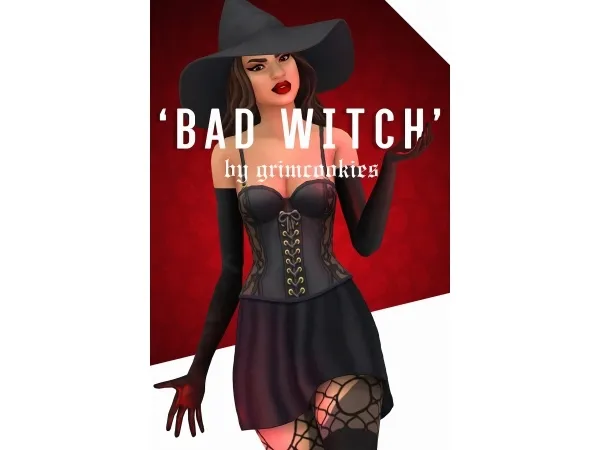 Maxis Match BAD WITCH EXPANDED COLLECTION by grimcookies - The Sims 4 Custom Content