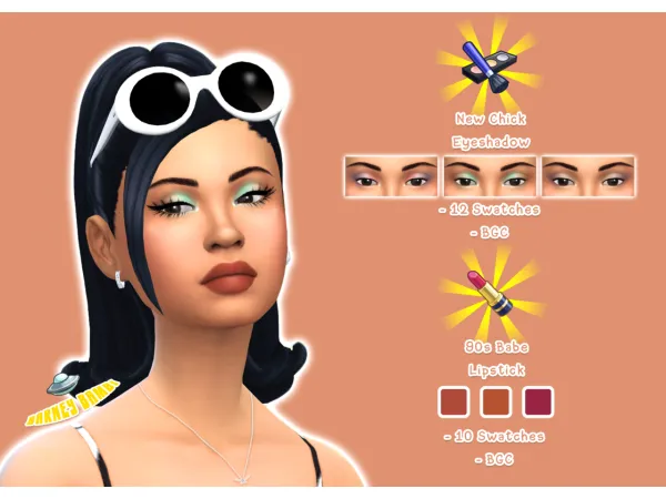 Maxis Match REBELLIOUS MAKEUP SET (SOUTH SIDE PT3) - The Sims 4 Custom Content