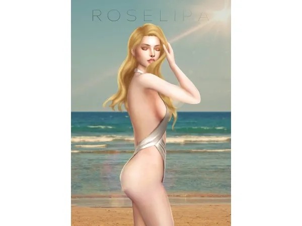 Alpha [ROSELIPA] Watermelon Sugar pose pack - The Sims 4 Custom Content