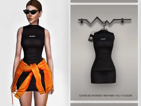 Alpha busra tr's Clothes SET 89 (DRESS) BD337 by busratr - The Sims 4 Custom Content