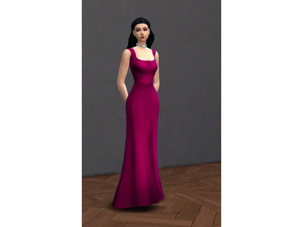 Maxis Match BERGER gowns - The Sims 4 Custom Content