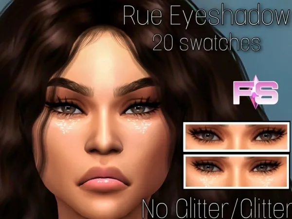 Alpha FamSimsss' Rue (Euphoria) Eyeshadow FS03 - The Sims 4 Custom Content