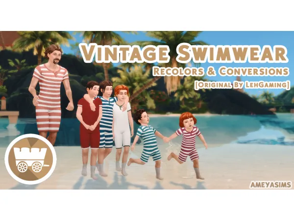 Vintage Swimwear Recolors & Conversions!