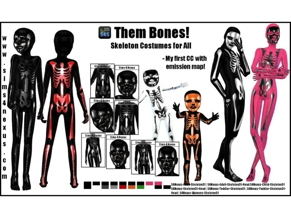 Maxis Match Them Bones - The Sims 4 Custom Content