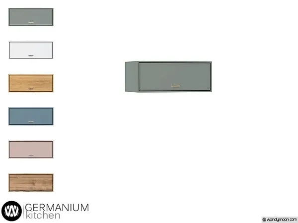 Germanium Cabinet Refrigerator - The Sims 4 Custom Content