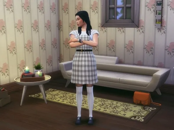 Maxis Match lucydels98's Apron dress Korean - The Sims 4 Custom Content