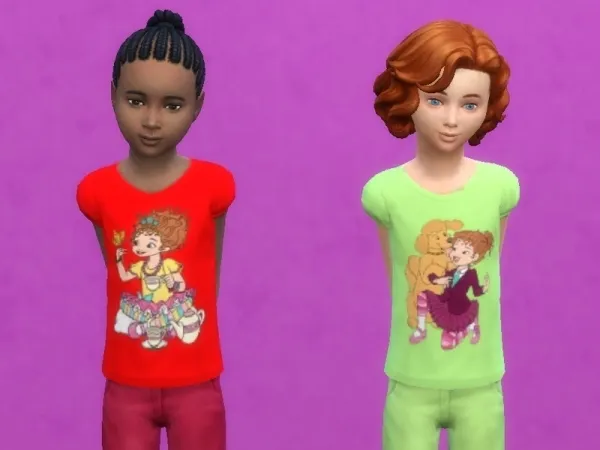 Maxis Match Arisha 214's Fancy Nancy shirts 2 - The Sims 4 Custom Content