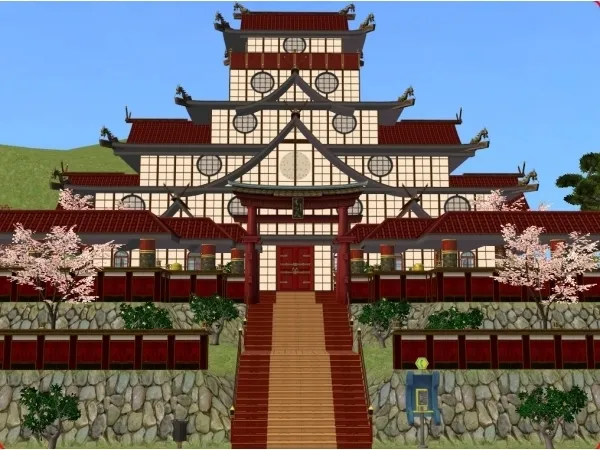 The Palace of the Undying Emperor by bumblebee560 - The Sims 2 Custom Content
