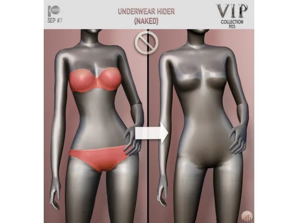 Mix Underwear Hider (NAKED) P05 tr by busra - The Sims 4 Custom Content