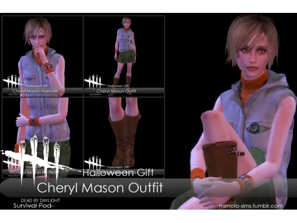 Alpha Dead by Daylight Cheryl Mason Set - The Sims 4 Custom Content