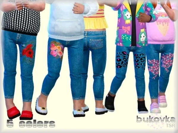 Maxis Match bukovka's Pants Denim - The Sims 4 Custom Content