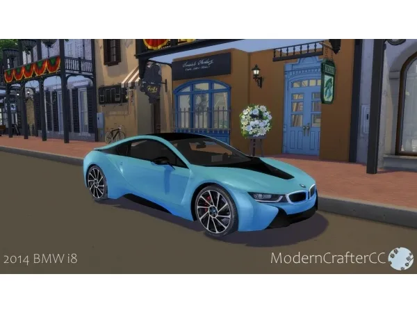 Maxis Match 2014 BMW i8 - The Sims 4 Custom Content