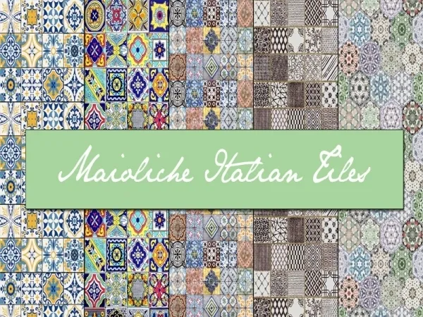 Alpha LyssaB's Maioliche Italian Tiles Wall - The Sims 4 Custom Content