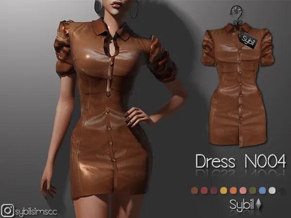 Alpha Dress N004 - The Sims 4 Custom Content