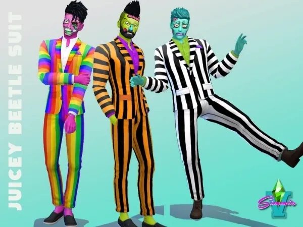 Maxis Match SimmieV Juicey Beetle Suit - The Sims 4 Custom Content