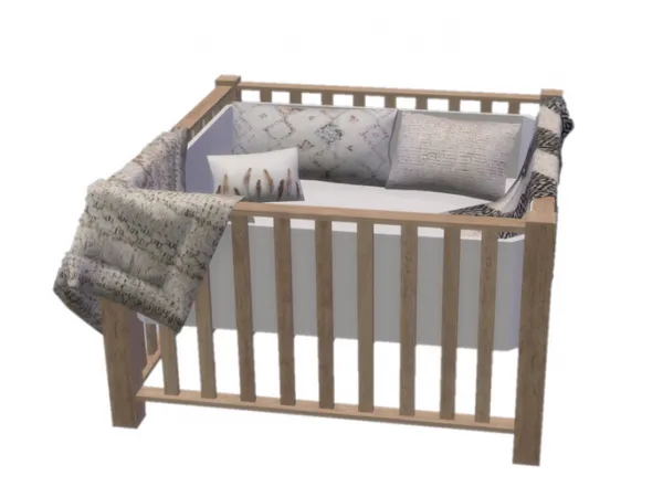 Alpha Playpen Boho Style sims by Nordica - The Sims 4 Custom Content